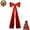 Red, variant on Scheam 47 inch Large Satin Bows for Christmas,1 Pack Red Christmas Tree Topper Decorative Bow,Reusable DIY Wreath Bow,for Wedding Holiday Home Party Car Decor