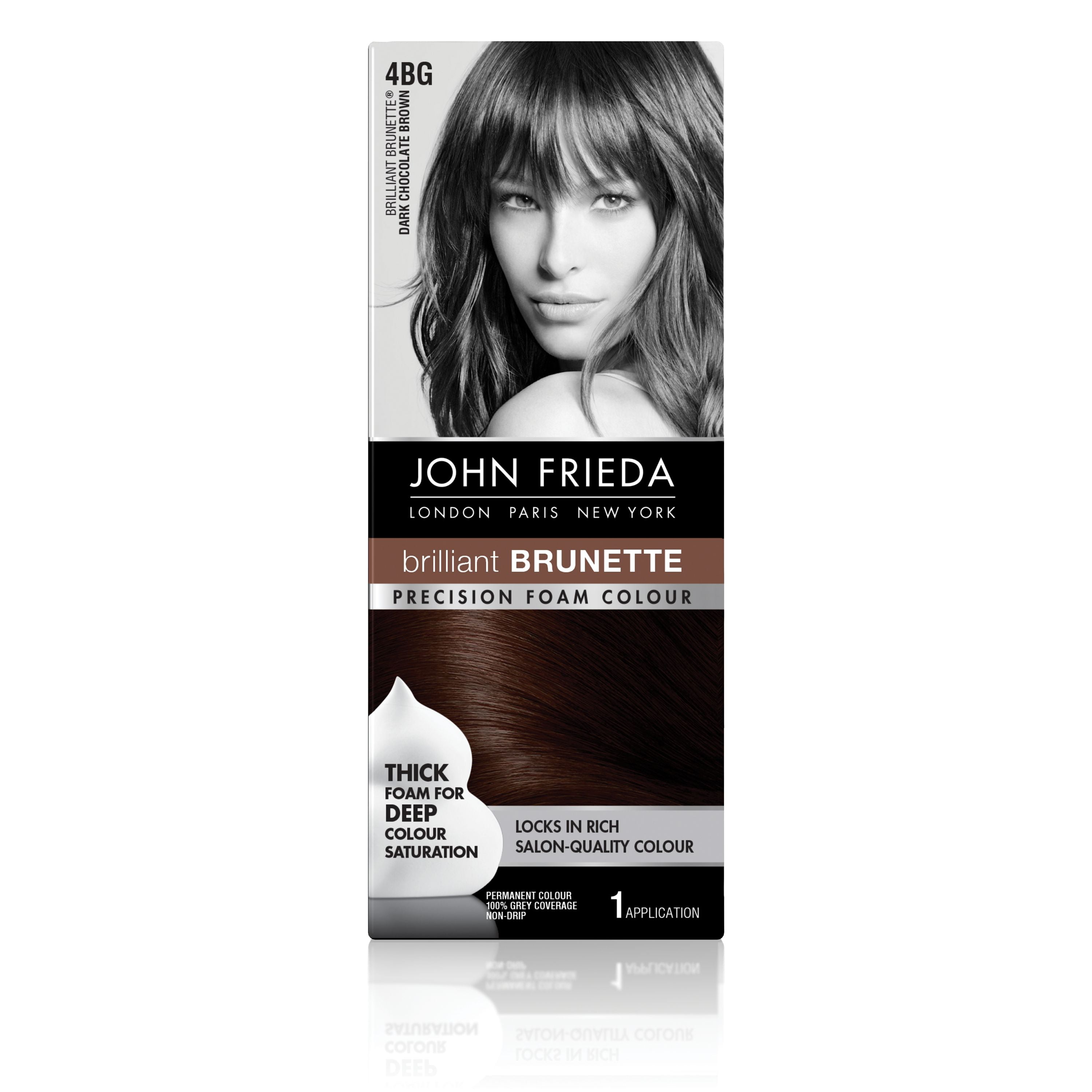 John Frieda Precision Foam Hair Color 4bg Dark Chocolate