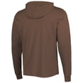 thumbnail image 3 of Men's '47 Brown Cleveland Browns Field Franklin Hooded Long Sleeve T-Shirt, 3 of 3
