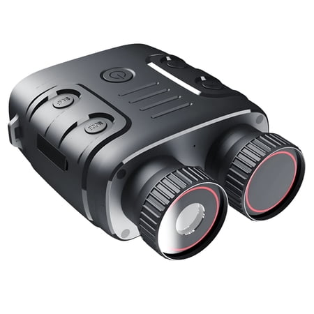GJX 2026 New Digital Night Vision Binoculars Device 1080P Hd 850Nm Infrared 5X Zoom Night Vision Goggles Outdoor Full Dark 300M for Hunting Camping Wildlife Security Hiking
