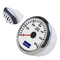 thumbnail image 6 of Riousery 85mm / 3.35 inches Car Tachometer Gauge, Low Power Dissipation Red Pointer Universal for Automobiles Boats, 9-32V DC Waterproof Tacho Meter, White, 6 of 9