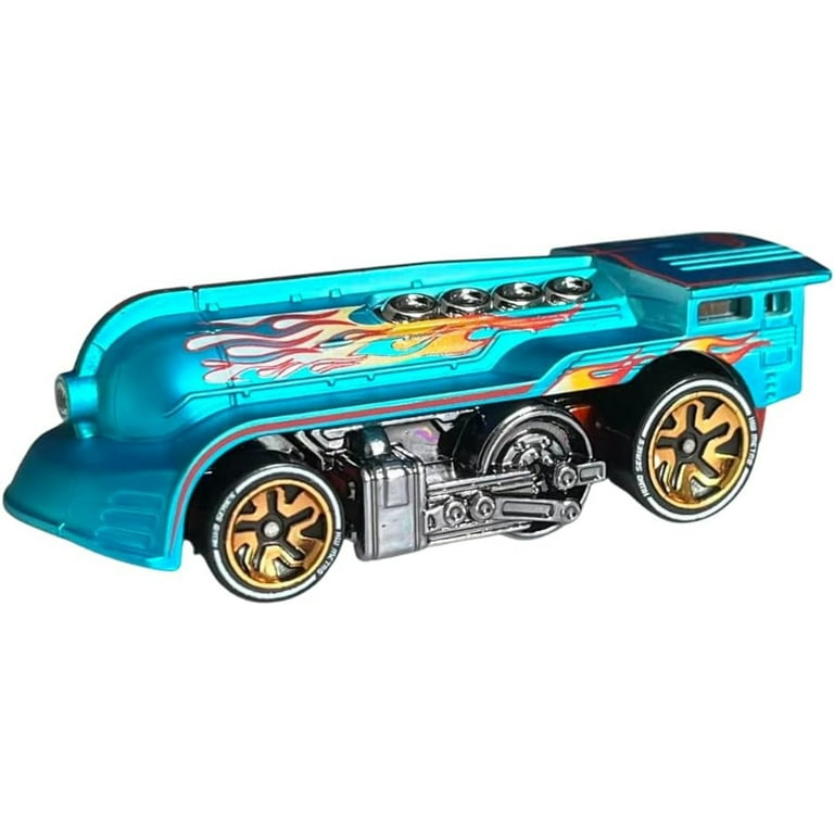 Hot Wheels ID West Coast Flyer, 1/64 Scale, Spectraflame Blue, HW