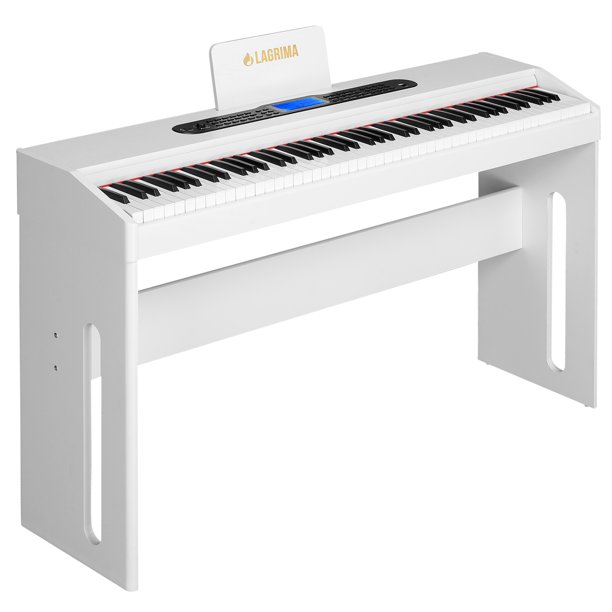 LAGRIMA Electric Digital Grand Console Keyboard Piano for Beginner