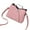 Pink, variant on Womens Fashion Leather Handbag Heart Top Handle Crossbody Shoulder Purse Multiple Compartments Tote Bags with Button Pink