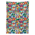 thumbnail image 3 of Ambesonne Colorful Tablecloth Rectangular Table Cover, Chevron Triangles, 60"x90", Multicolor, 3 of 4