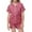 M188 Pink4, variant on Tfken Girls Loungewear Sets For Summer Lapel Neck Short Sleeve Sequins Button Tops With Pocket And Shorts Set Trendy Sleepwear Children Soft Homewear Outfit Black Size 2-3 Years