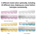 thumbnail image 2 of 10 Sizes Professional Hair Cutting Guide Comb Set Limit Comb Set Compatible with Whal's Hair Clippers Colorful Plastic Magnetic Hair Trimmer Guards Attachments Hair Salon Tool, 2 of 6