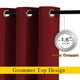 thumbnail image 2 of Cortinas NICETOWN, opacas, rojo burdeos, 132 x 137 cm, paquete de 2, 2 of 8