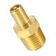 thumbnail image 3 of 1/4-inch Npt Nickel Plated Brass Air Compressor Tank Fill Valves Schrader, 3 of 5