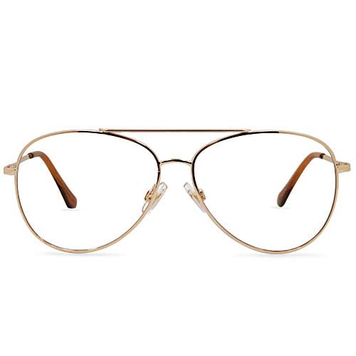In Style Eyes C Moore Aviator Progressive Reading Glasses Gold 2 00