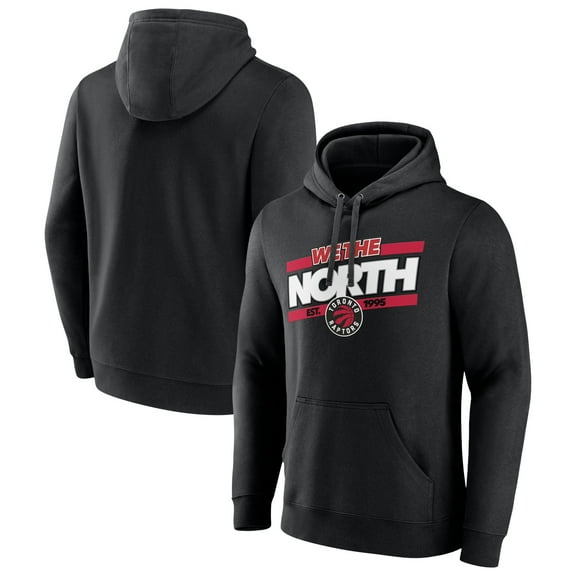 Men's Black Toronto Raptors Tip-Off Pullover Hoodie