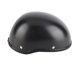 thumbnail image 2 of Casco de motocicleta exquisito para hombre, casco retro de media cara, negro mate, 2 of 15