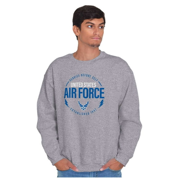 US Air Force Service Before Self Sweatshirt for Men or Women Brisco Brands S