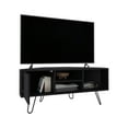 thumbnail image 4 of TV Stand Lancaster Corner Tv Stand, With Two Shelves And Two Cabinets, Black,Entertainment Center, 4 of 8