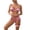 Pink, variant on Sexy Lingerie Set for Women Two Piece Bra and Panty Set with Garter Belt Bow Accents Intimate Nightwear Underwear Set for Women Pink L