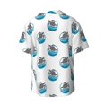 thumbnail image 4 of Balery Turtle Men's Casual Button Down Shirt Short Sleeve Textured Summer Cuban Beach Shirts-4X-Large, 4 of 7