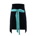 thumbnail image 3 of A2Y Women's Unisex Durable Adjustable Strap Front Pockets Short Waist Apron Twill Navy ONESIZE, 3 of 6
