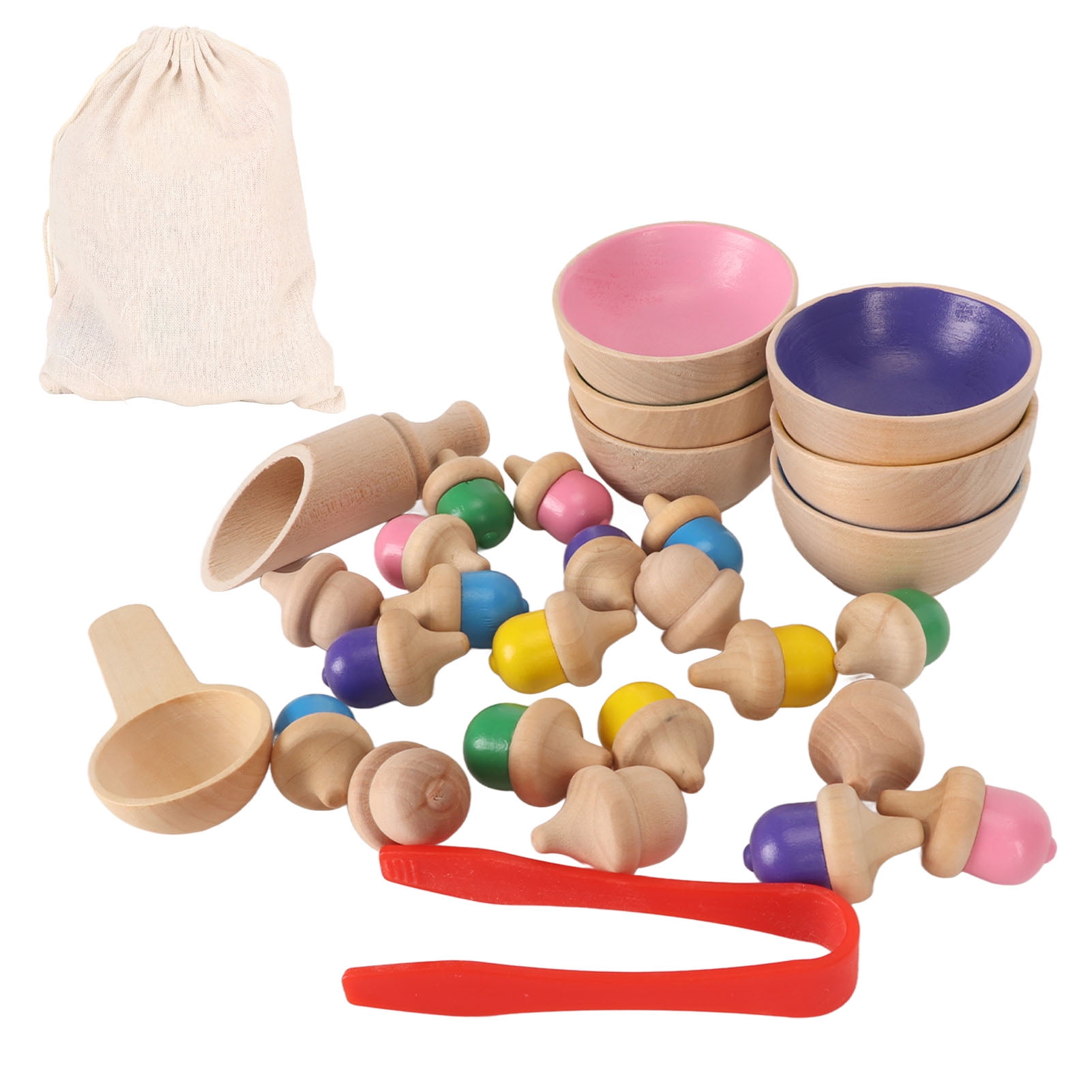 Juego clasificador de madera para niños, reconocimiento de Color ...