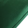 thumbnail image 3 of Noble House Hildred Velvet Channel Stitch Sofa, Emerald, Dark Brown, 3 of 9