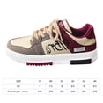 thumbnail image 3 of Zapatillas de deporte Zapatos casuales para hombre Cómodo cuero de PU Plano para otoño (43) Rojo Wdftyju Tenis De Mujer Tenis De Hombre, 3 of 8