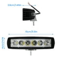 thumbnail image 7 of 18W Car LED Light Bar 12V 6000K Super Bright Car LED Work Light IP67 Waterproof Flood Spot Light Off Road Head Light Driving (1PC), 7 of 7