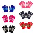 thumbnail image 1 of Kids Warm Gloves Full Finger Feature with 6Pairs Neutral Knitted Gloves, 1 of 5