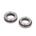 thumbnail image 1 of 2Pcs Tono de Plata La Barra de Dirección Accesorio de Motocicleta Rodamiento Axial de Bolas de Rodillos para Gn-125, 1 of 1