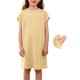 thumbnail image 2 of Vestido de Primavera de Niña Vestidos Sueltos Casuales con Bolsillos para 5-14 Años Vestido de Verano de Manga Corta Estirable Suave Y Cómodo para las Vacaciones Escolares, 2 of 9