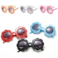 thumbnail image 4 of Meidiya Women Daisy Round Party Sunglasses Flower Shape Eyewear Funny Sunglasses for Boys Girls Party Favors, 4 of 8