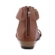 thumbnail image 4 of Zapatos de tacón de cuña tejido para mujer, sandalias con cremallera, sandalias de playa informales, zapatos romanos Wmkox8yii sa1278, 4 of 6