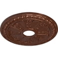 thumbnail image 3 of Ekena Millwork 18 1/8"OD 3 5/8"ID x 1 1/8"P Raymond Ceiling Medallion (Fits Canopies up to 5 1/8"), Hand-Painted Copper Penny, 3 of 5