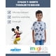 thumbnail image 3 of Camiseta Disney Mickey Mouse para niños pequeños marrón/blanco 3T, 3 of 7