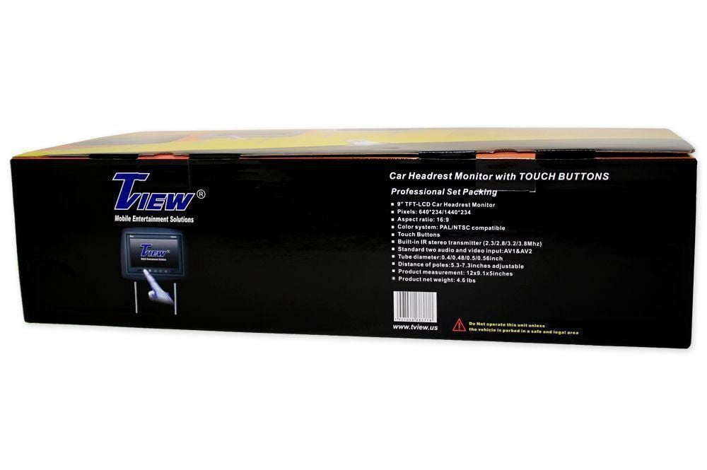 TFT Headrest Car Video Monitors 