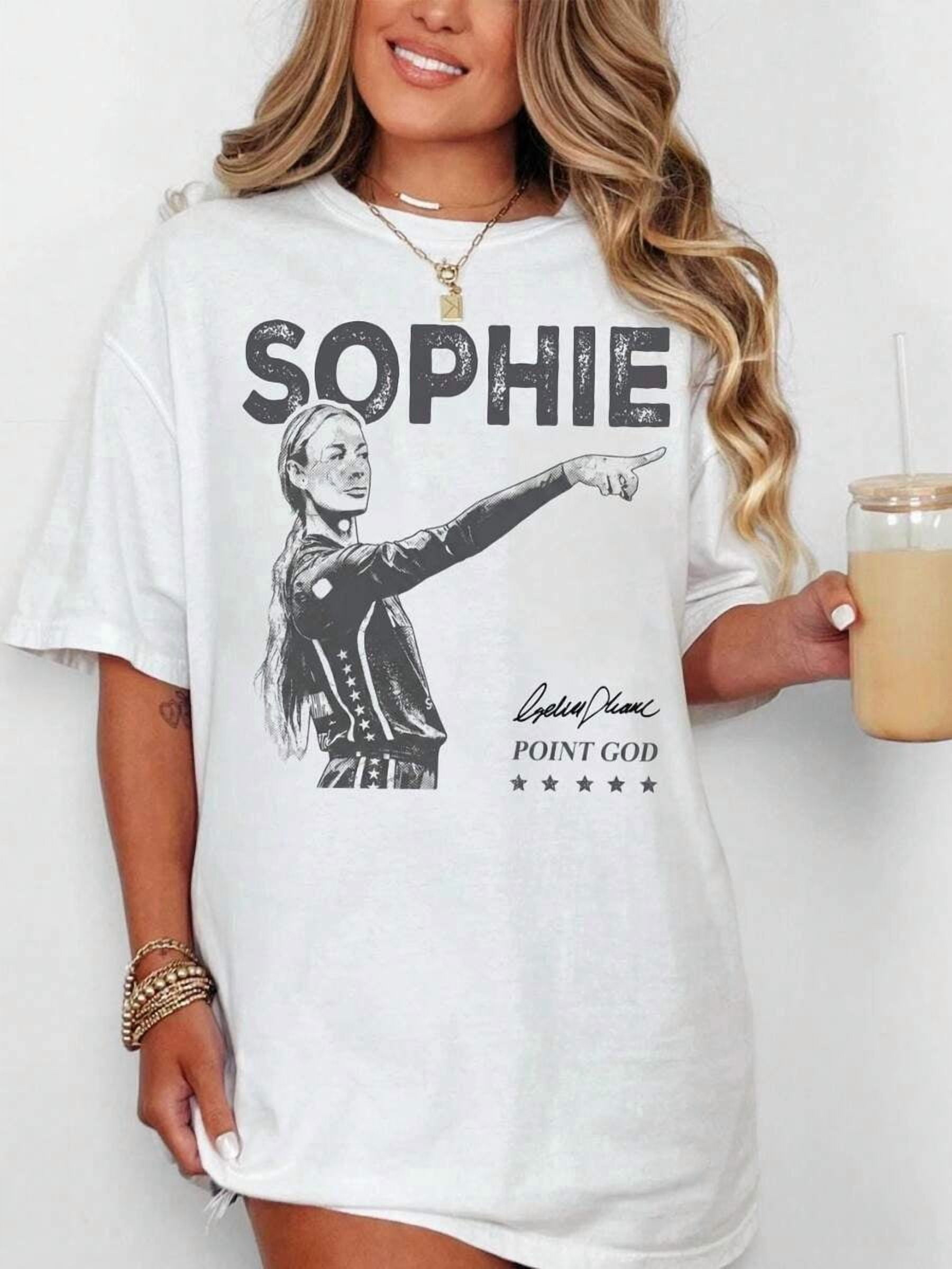 Sophie Cunningham Pointing T-Shirt, Sophie Cunningham Point Signature Basketball Shirt, Women Basketball Vintage Style Shirt