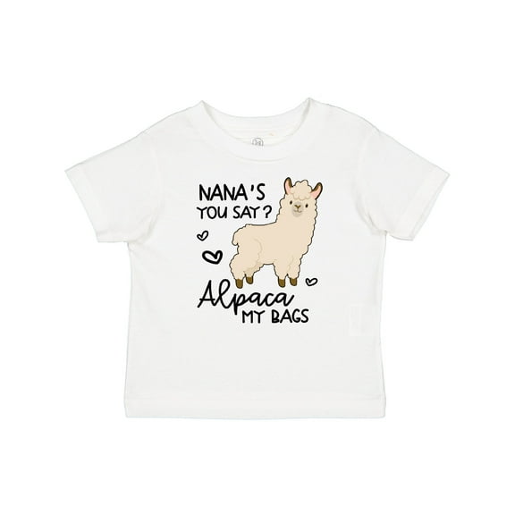 Inktastic Nana's You Say Alpaca My Bags Boys or Girls Baby T-Shirt
