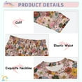 thumbnail image 2 of Boys Pajamas Girls Pajama Colorful Flowers Cute Comfortable Cotton Two-piece Pajama Set, 2 of 7