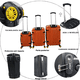 thumbnail image 3 of Set 3 Maletas De Viaje Jony Rigidas 25 Kg 15 Kg 10 Kg Candado Numerico Ruedas 360, 3 of 5