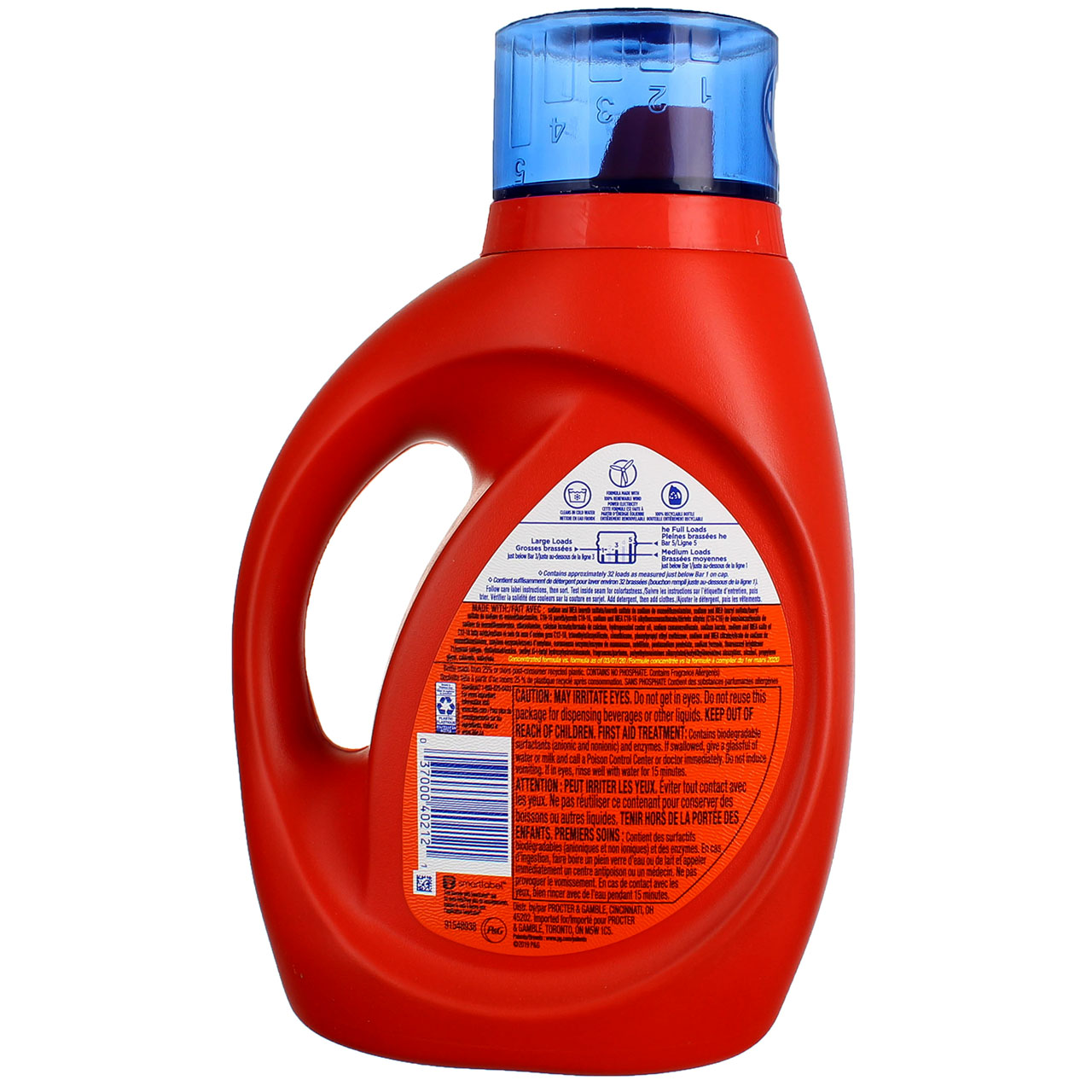 Tide High Efficiency Turbo Clean Laundry Detergent Liquid, 46 fl oz - image 2 of 2