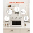 thumbnail image 3 of 26 Qt Sublimation Oven Machine for 40oz Tumblers,Includes Heat Gun,50 Shrink Films,Tape,Heat Gloves,360° Turbo Convection for Mugs and Bowls, 3 of 6