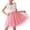 Pink, variant on Lutiedan Girls Dresses Summer Sleeveless Lace Mesh Tutu Romper Dress Layer Birthday Party Princess Tulle Dress with Bowknot