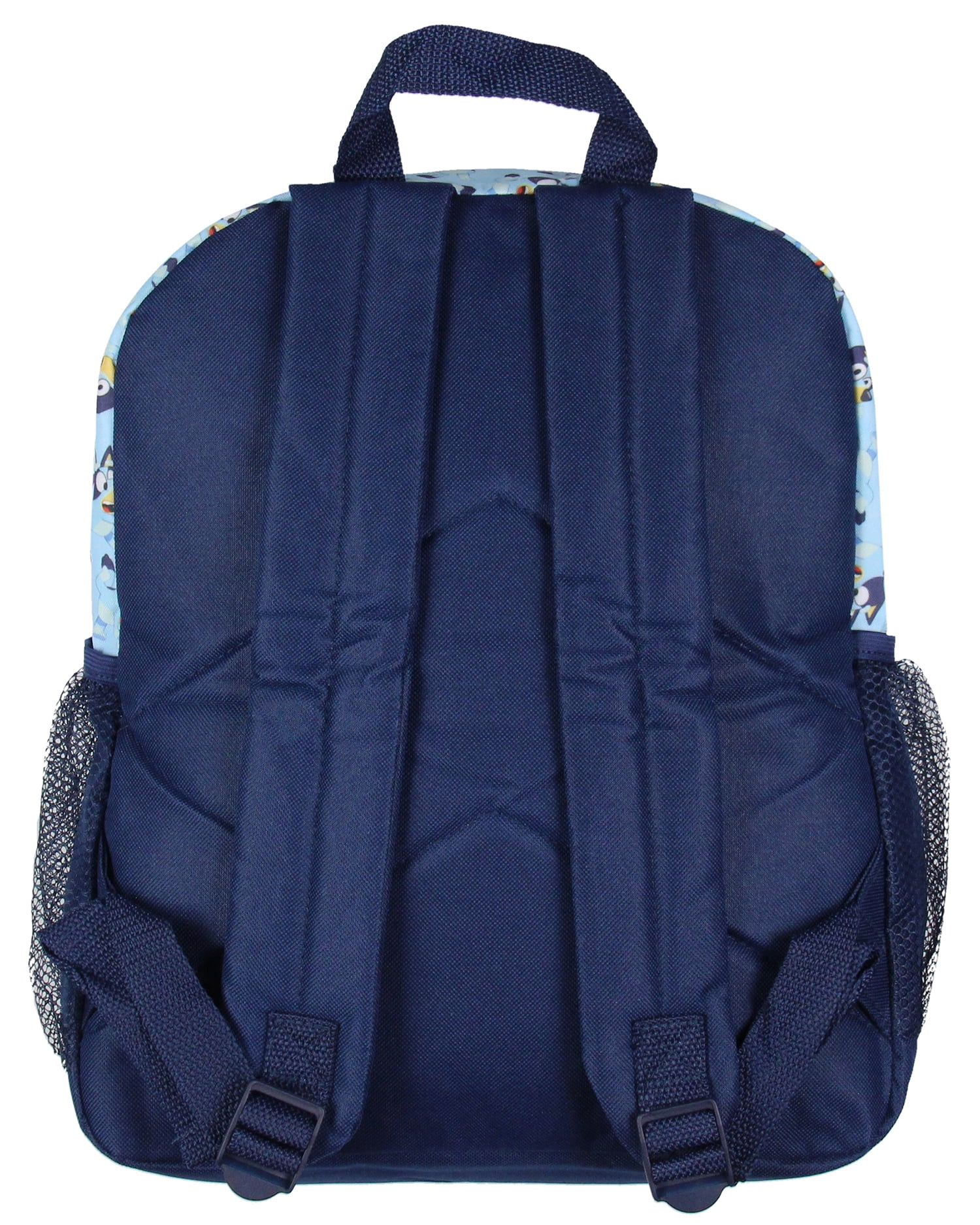 Bluey 14" Kids School Travel Backpack Bag For Toys w/ Raised Character Designs