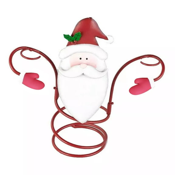 TanSiDing 1pcs Christmas Wine Bottle Holder with Glass Shelf - Festive Holiday Decor for Wine Bottles and Glasses, Countertop Display for Parties and Gifts