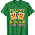 thumbnail image 1 of Peanut Butter and Jelly Love Story Funny Foodie Lover Gift T-Shirt Peanut Butter Jelly Shirt Peanut Butter Lover Tshirt Food Shirt, 1 of 1