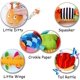 thumbnail image 3 of Baby Musical Caterpillar Juguete de peluche suave para educación preescolar Textura sensorial interactiva Arrugas y sonajero Juguete de desarrollo 3-6 6-12 meses TUNC Sencillez, 3 of 5