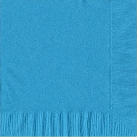 50 Plain Solid Colors Luncheon Dinner Napkins Paper - Turquoise