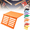Orange, variant on PLPPYFS Mahjong Card Holder, Under-Mat Slide-in Stand, Angled Viewing Rack, Mahjong Card Holder for Table, Space-Saving 3D-Printed Table Accessory, Foldable Design for American Mahjong