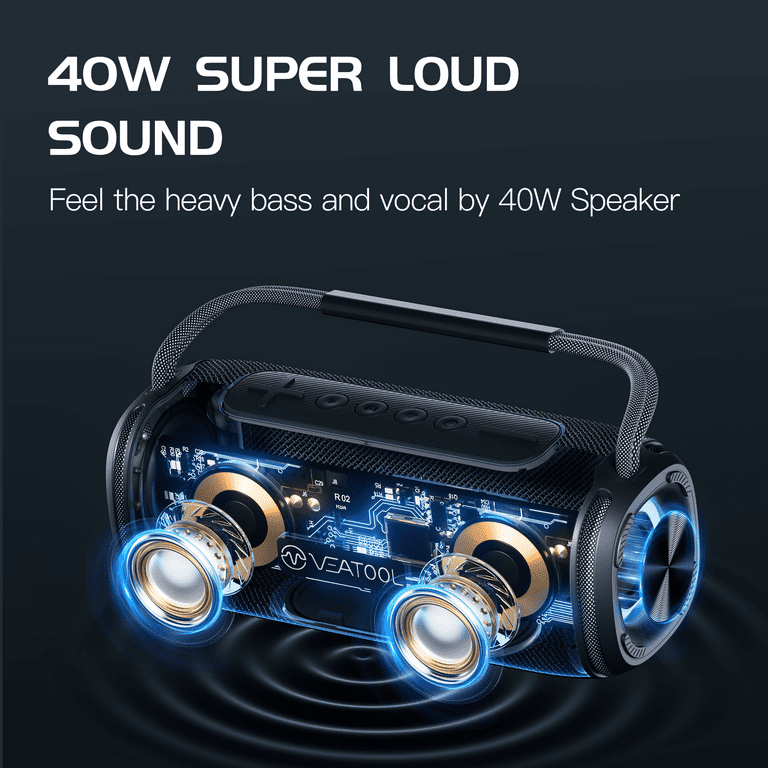 Walmart Black Friday Deals 2025 VEAT00L Portable Bluetooth Speaker