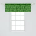 thumbnail image 2 of Ambesonne Botanical Window Valance, Overview Foliage Scene, 42" x 18", Fern Green Emerald, 2 of 3