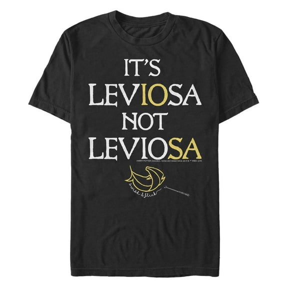 Men's Harry Potter Hermione Leviosa Not Leviosa Graphic T-Shirt