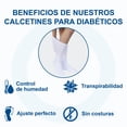 thumbnail image 2 of Calcetin para diabético delgado para caballero, 2 of 2